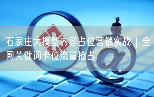 石家庄大模型内容占位营销实战｜全网关键词卡位流量抢占