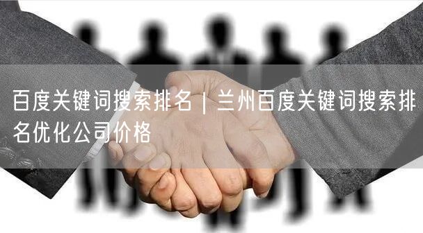 百度关键词搜索排名｜兰州百度关键词搜索排名优化公司价格