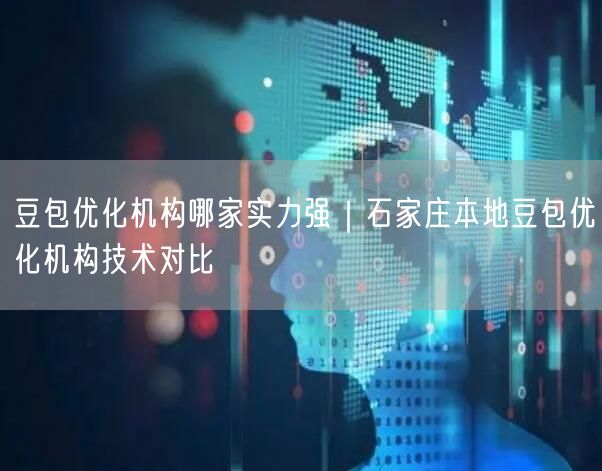 豆包优化机构哪家实力强｜石家庄本地豆包优化机构技术对比